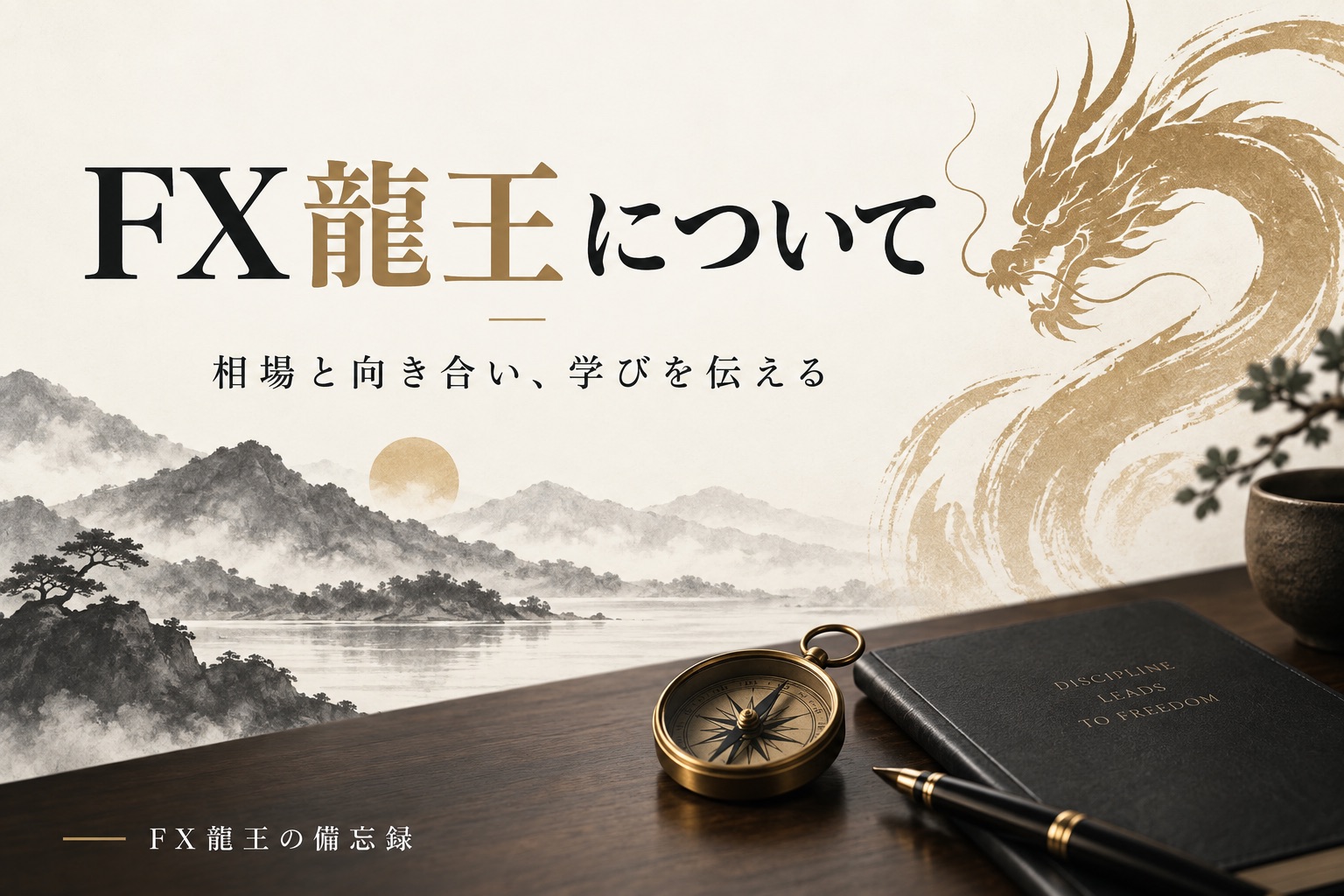 FX龍王のプロフィール。経験と学びの原点